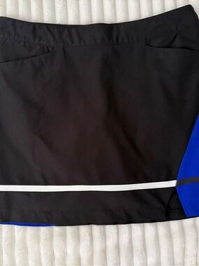 Slazenger Black Golf Skort with White Logo